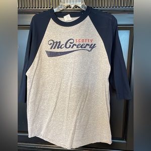 Scotty McCreery Baseball Sleeve Tee